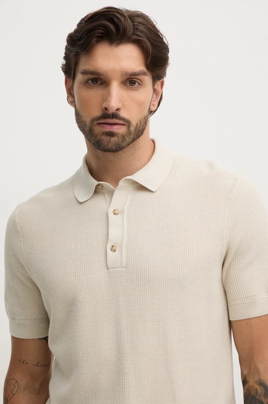 BOSS tricou polo bej 50519615
