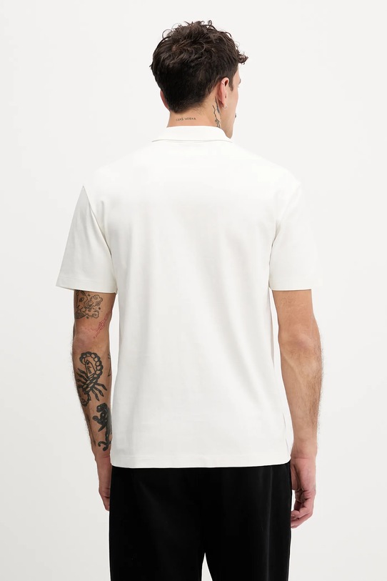 Одежда Хлопковое поло HUGO 50517638 бежевый