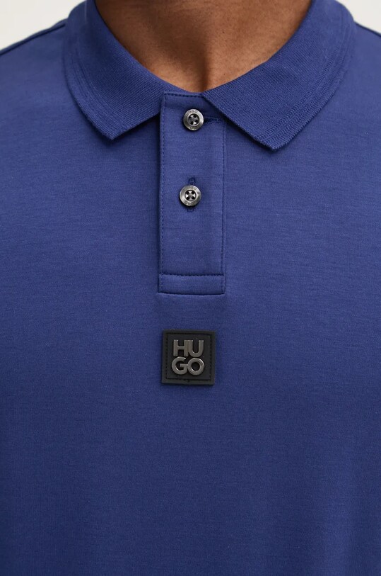 HUGO polo de bumbac 50517638 bleumarin