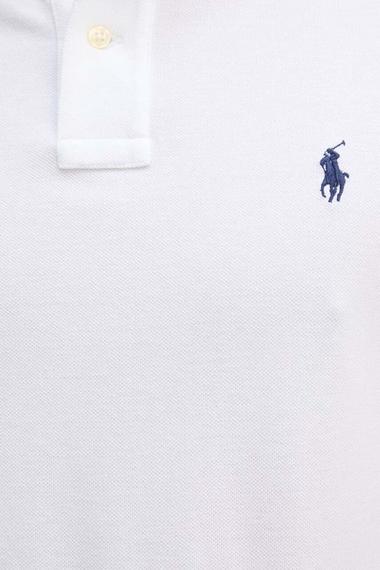 Pamučna polo majica Polo Ralph Lauren 710666998 bijela
