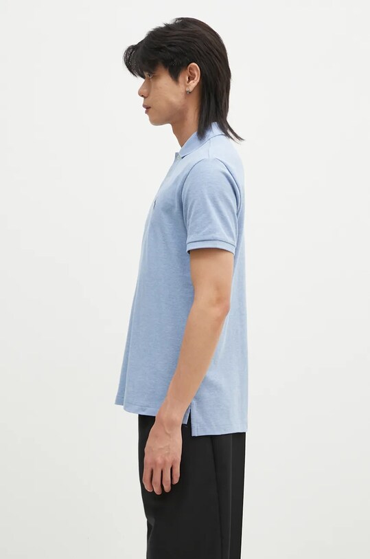 Polo Ralph Lauren polo de bumbac 710666998 albastru AW24