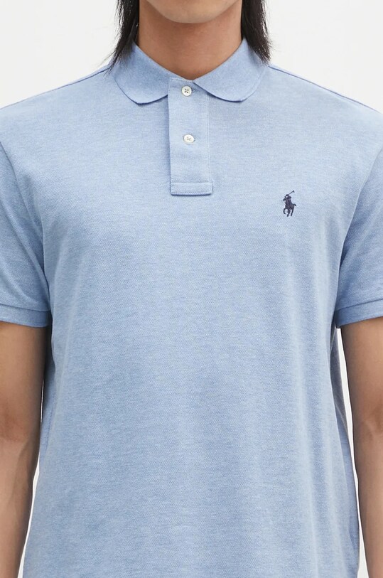 Polo Ralph Lauren polo de bumbac albastru 710666998