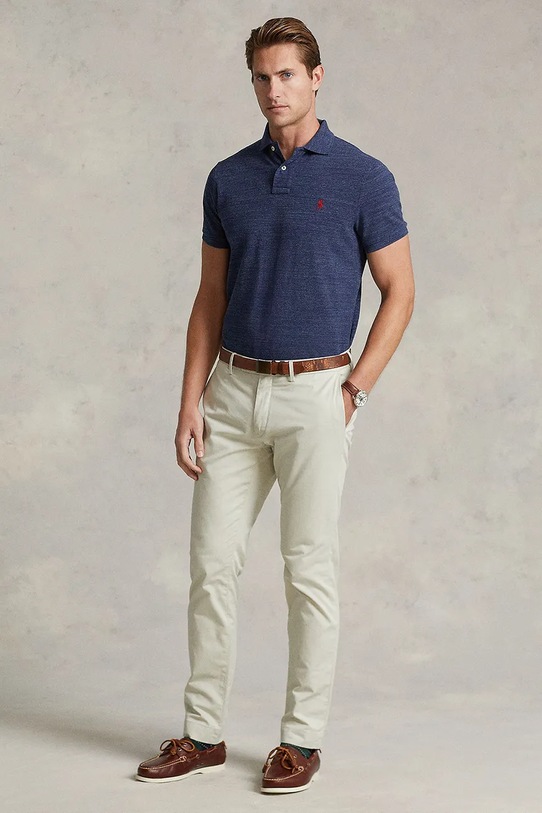 Odzież Polo Ralph Lauren polo bawełniane 710666998 granatowy