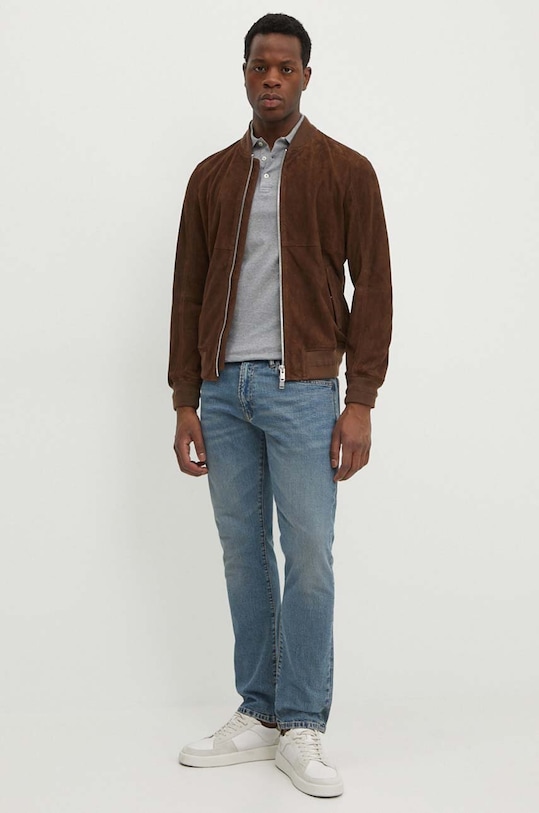 Polo Ralph Lauren polo bawełniane 710713130 szary AW24