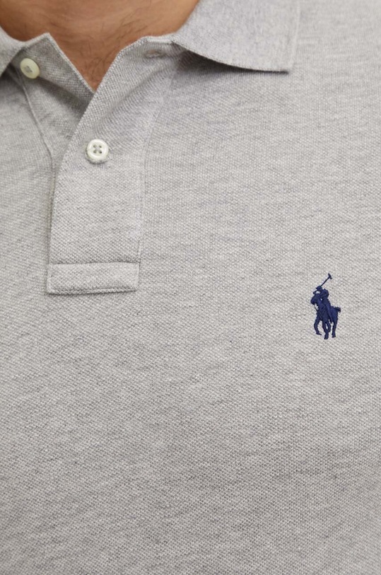 Polo Ralph Lauren polo bawełniane szary 710795080