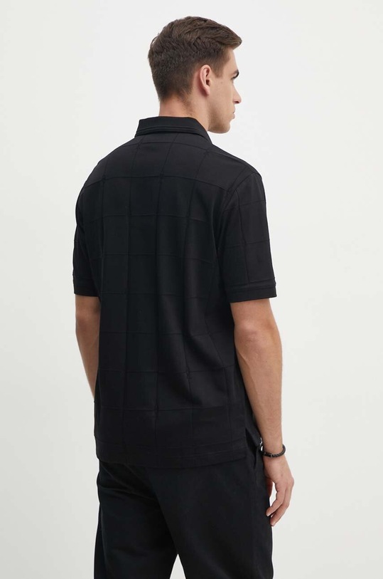 Одяг Бавовняне поло Armani Exchange 6DZFLJ.ZJ2ZZ чорний