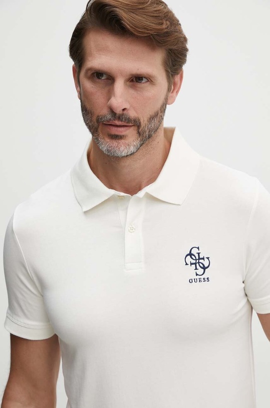 Polo majica Guess NOLAN M4YP66.J1314 bež NC24