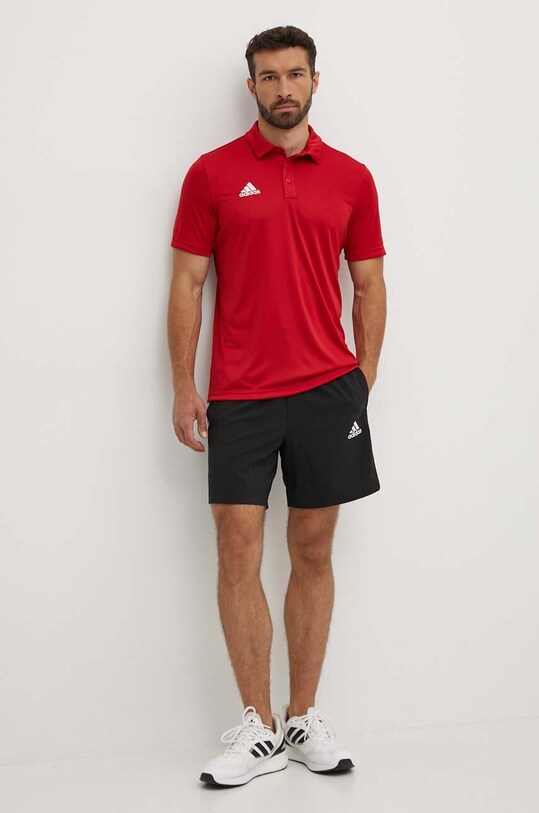 adidas Performance polo treningowe Entrada 22 H57489 czerwony AW24
