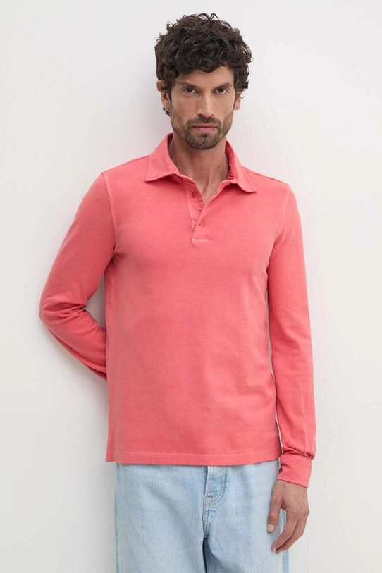 Лонгслів United Colors of Benetton regular рожевий 3WG9U3026