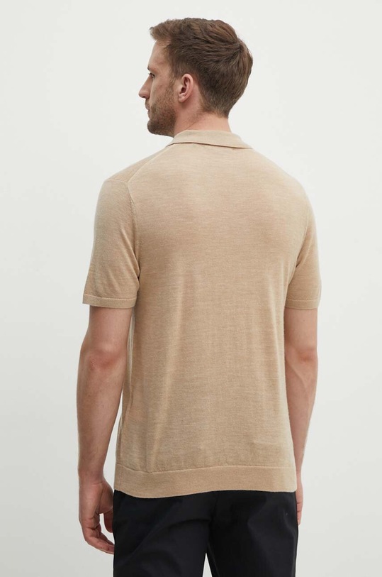 Odzież Michael Kors polo wełniane CT460C47AP beżowy