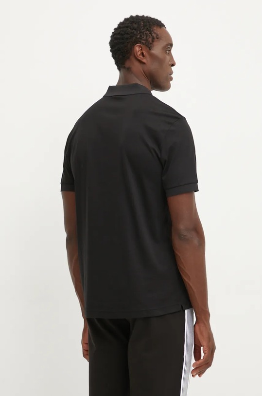 Дрехи Памучна тениска с яка EA7 Emporio Armani PJOLZ.6DPF09.0200 черен