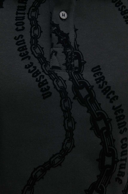 Versace Jeans Couture polo in cotone 77GAG6R0.JS415 nero