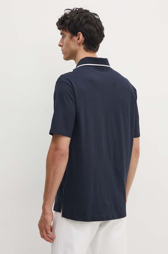 Odzież Armani Exchange polo bawełniane 6DZFJS.ZJBYZ granatowy