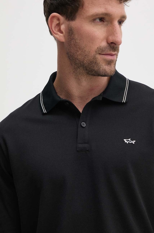 Paul&Shark longsleeve din bumbac negru 14311717