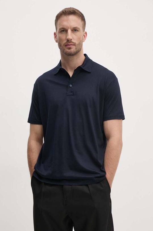Polo tričko Paul&Shark hladký námořnická modř 14311734