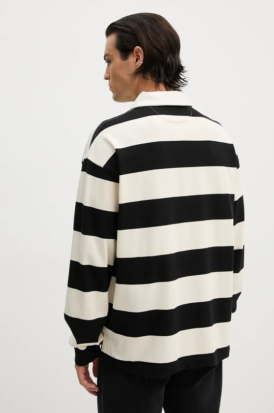 Ρούχα Βαμβακερή μπλούζα με μακριά μανίκια The Kooples HPOL29004K μαύρο