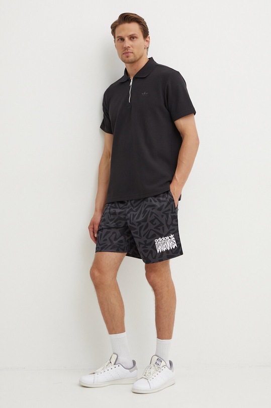 Поло adidas Originals 0 IW5803 чорний AW24