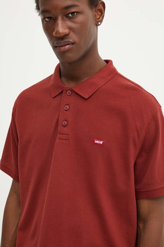 Levi's polo de bumbac rosu 001EX