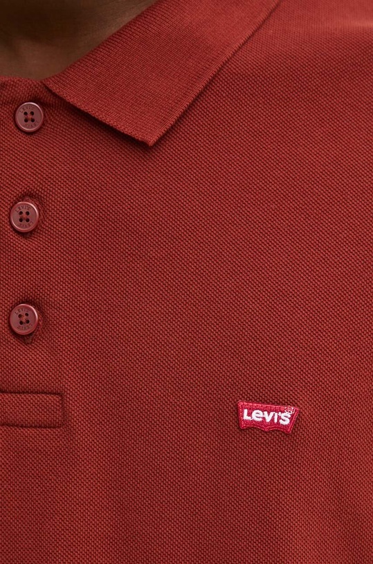 Levi's polo de bumbac 001EX rosu