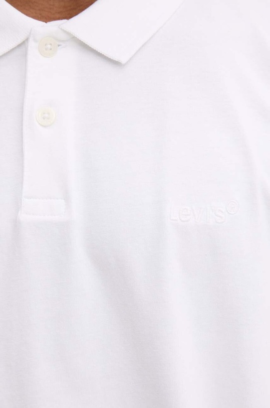 Levi's polo bawełniane A6735 biały
