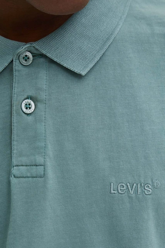 Pamučna polo majica Levi's A6735 plava