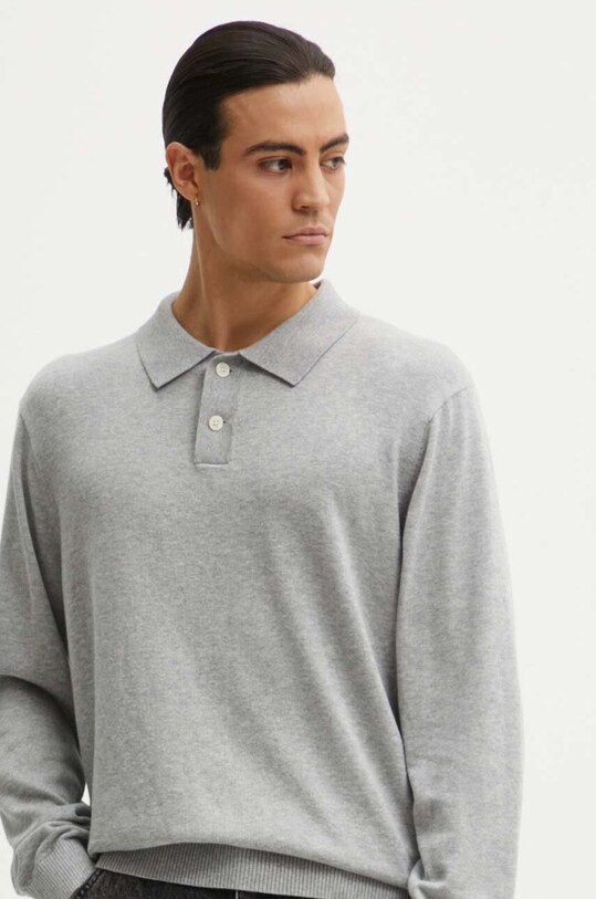 Levi's pulover de bumbac gri A8623