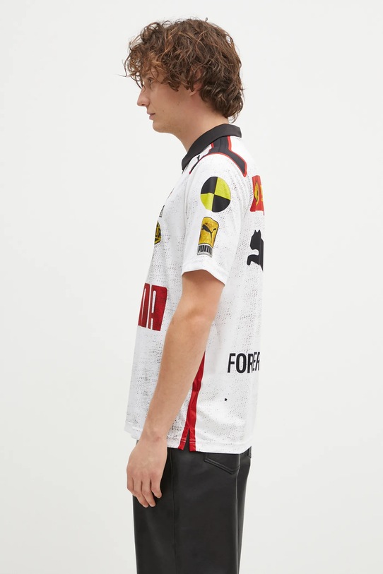Puma polo shirt PUMA X A$AP ROCKY Team Zip Polo white 631046
