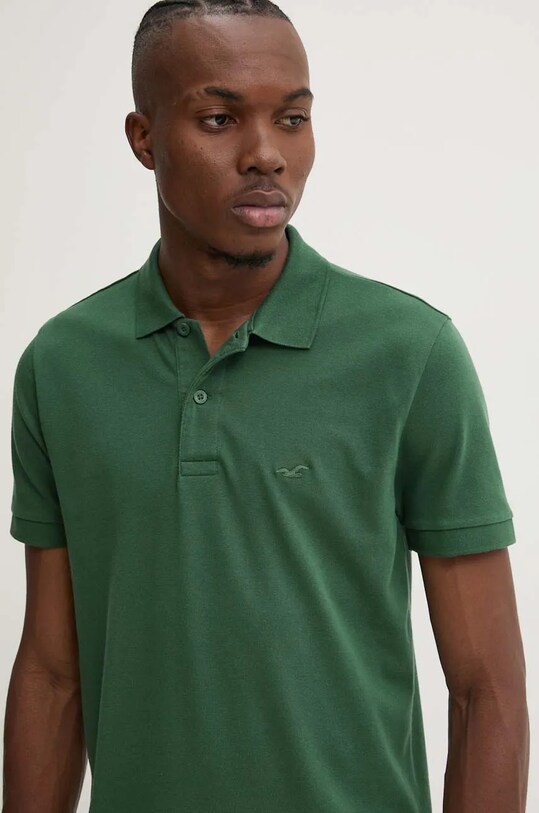 Îmbrăcăminte Hollister Co. tricou polo KI324.4104.300 verde