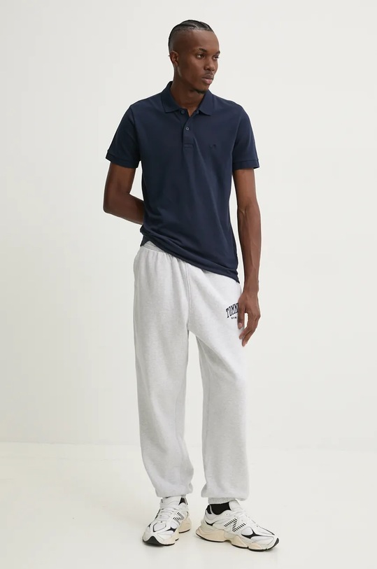 Hollister Co. tricou polo KI324.4117.200 bleumarin AW24