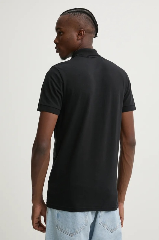 Hollister Co. tricou polo KI324.4117.900 negru AW24