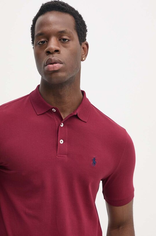Polo majica Polo Ralph Lauren bordo 710941439