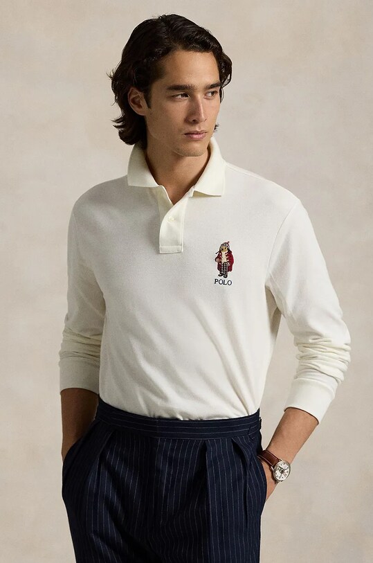 Памучна блуза с дълги ръкави Polo Ralph Lauren