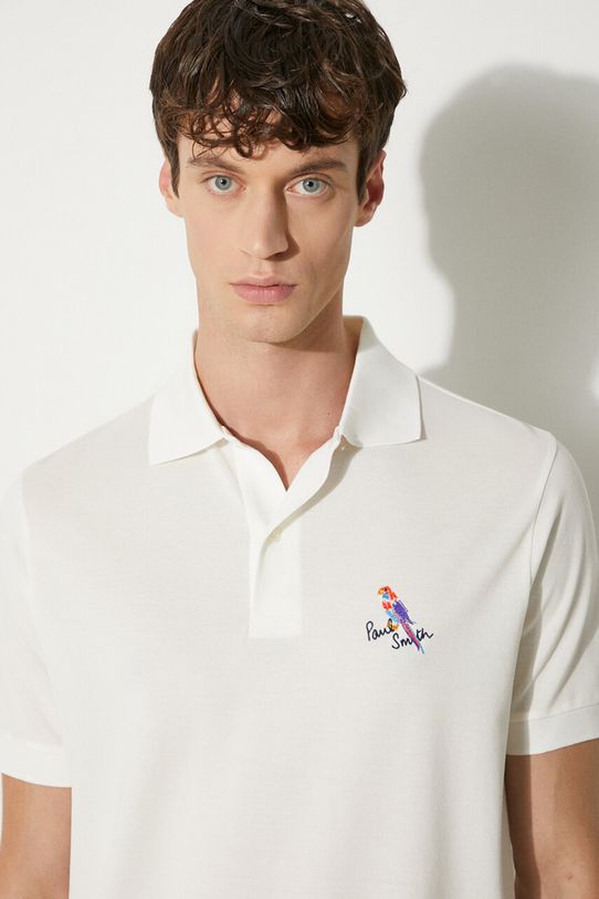 Bavlnené polo tričko Paul Smith regular béžová M1R.698P.NP4722
