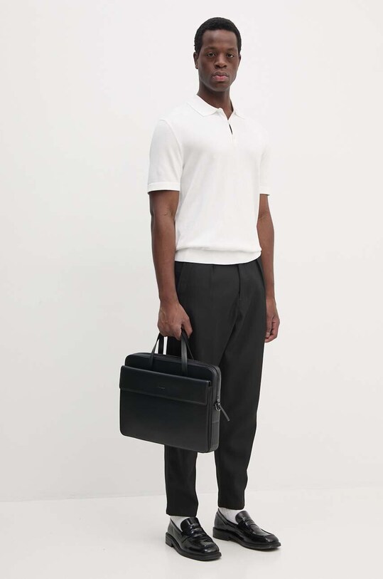 Polo majica Sisley 112AS300H bež AW24