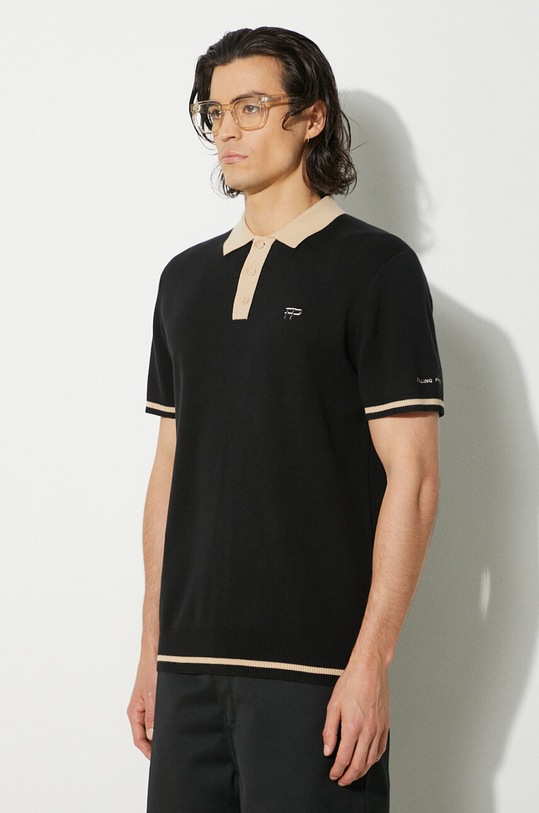 Filling Pieces cotton polo shirt Knit Polo black 80713661861
