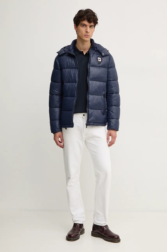 Boss Orange longsleeve din bumbac 50527525 bleumarin AW24