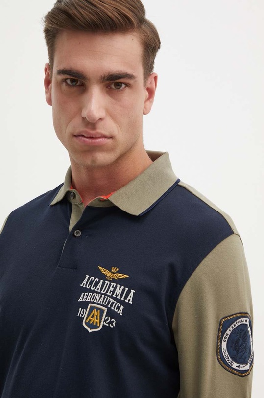 Aeronautica Militare camicia a maniche lunghe verde PO1801P173