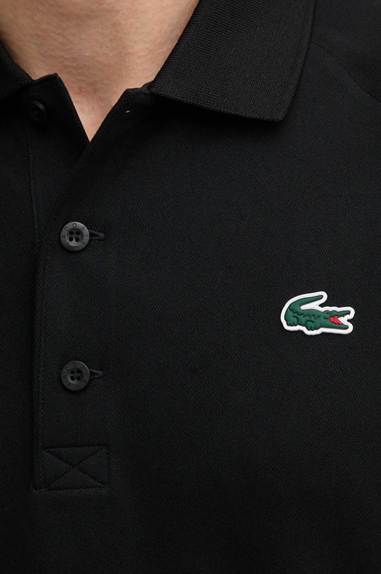 Тениска с яка Lacoste DH3201 черен