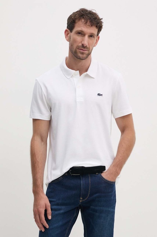 Lacoste polo z elastanem biały DH5522