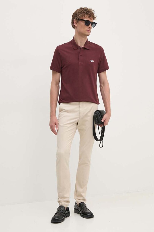 Поло Lacoste DH5522 бордо SS26