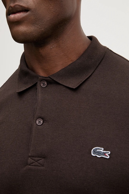 Lacoste tricou polo maro DH5522