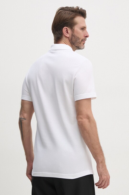 Îmbrăcăminte Lacoste polo de bumbac PH2847 alb