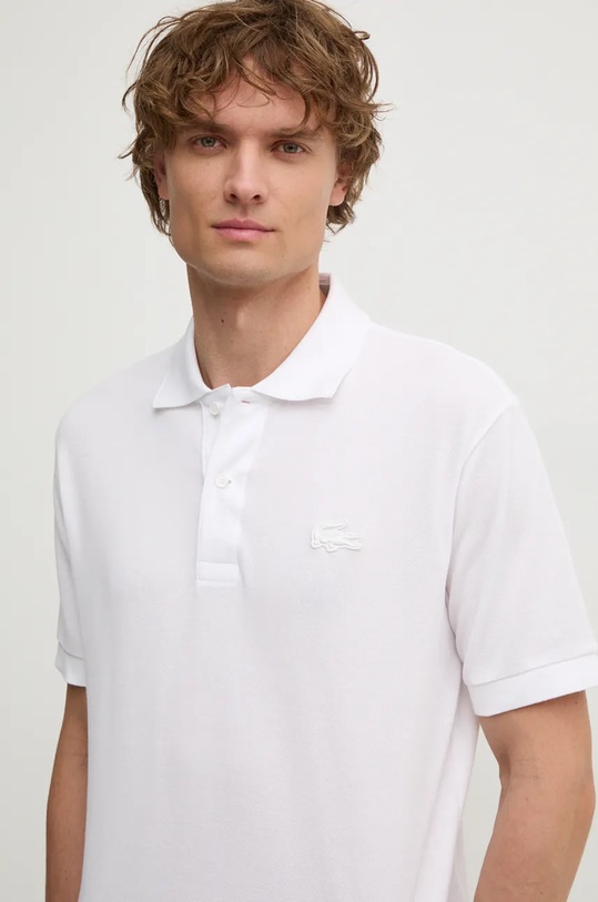Бавовняне поло Lacoste білий PH2856