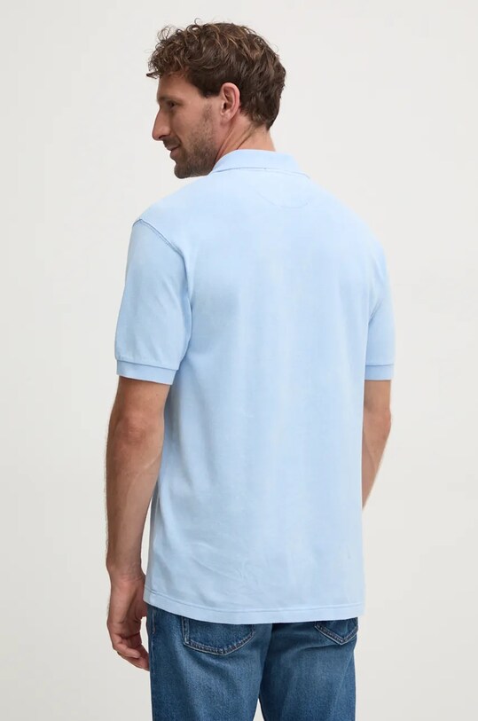 Îmbrăcăminte Lacoste polo de bumbac PH2857 albastru