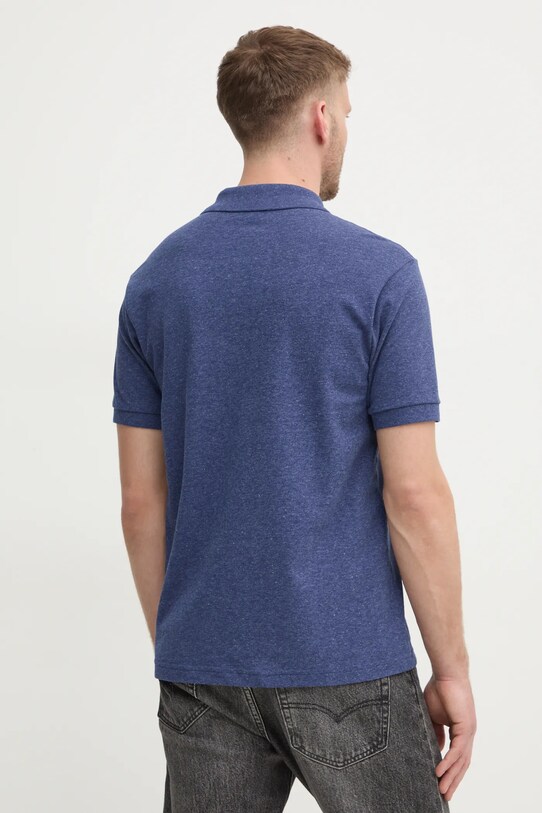 Одяг Бавовняне поло Lacoste PH3518 фіолетовий