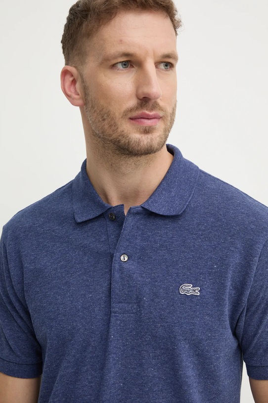 Bavlnené polo tričko Lacoste fialová PH3518