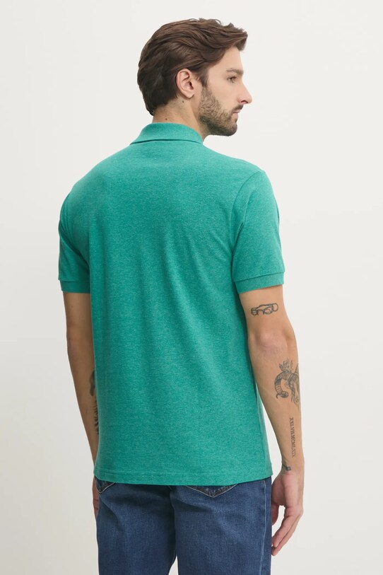 Бавовняне поло Lacoste PH3518 зелений AW24