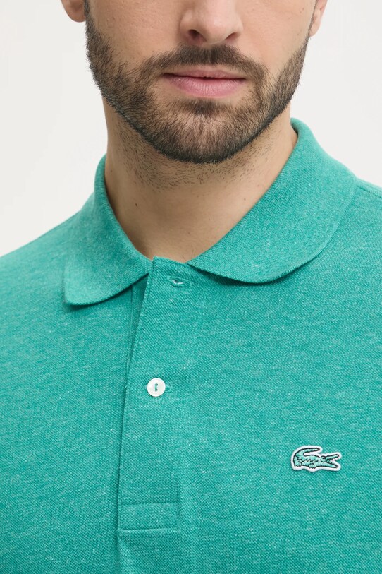 Бавовняне поло Lacoste зелений PH3518