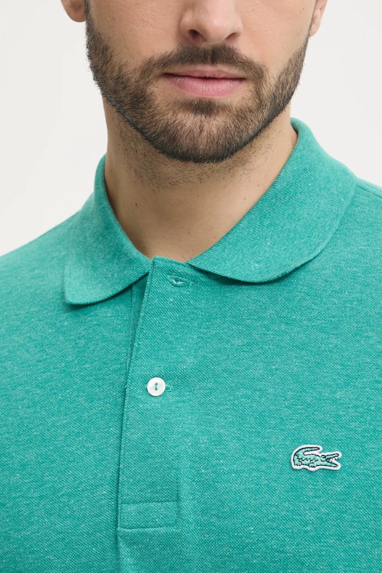 Bavlnené polo tričko Lacoste zelená PH3518