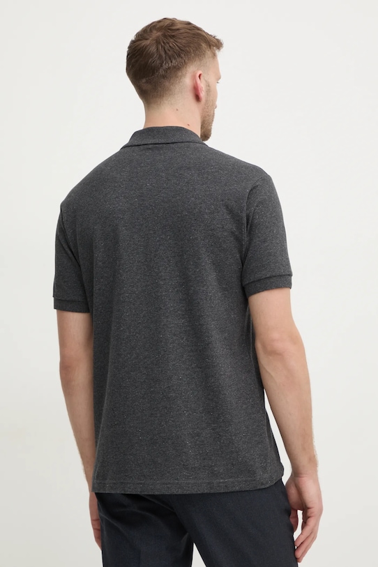 Odzież Lacoste polo bawełniane PH3518 szary